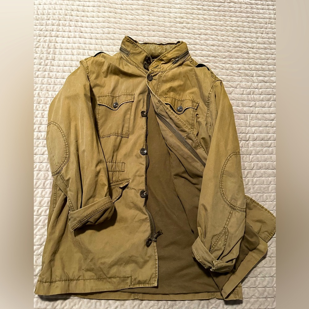 Olivia Green Gap Military Style Trench Jacket in XXL